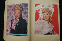 HOLLYWOOD MOVIE STARS SCRAPBOOK - HUMPHREY BOGART - ALAN LADD - E 24912