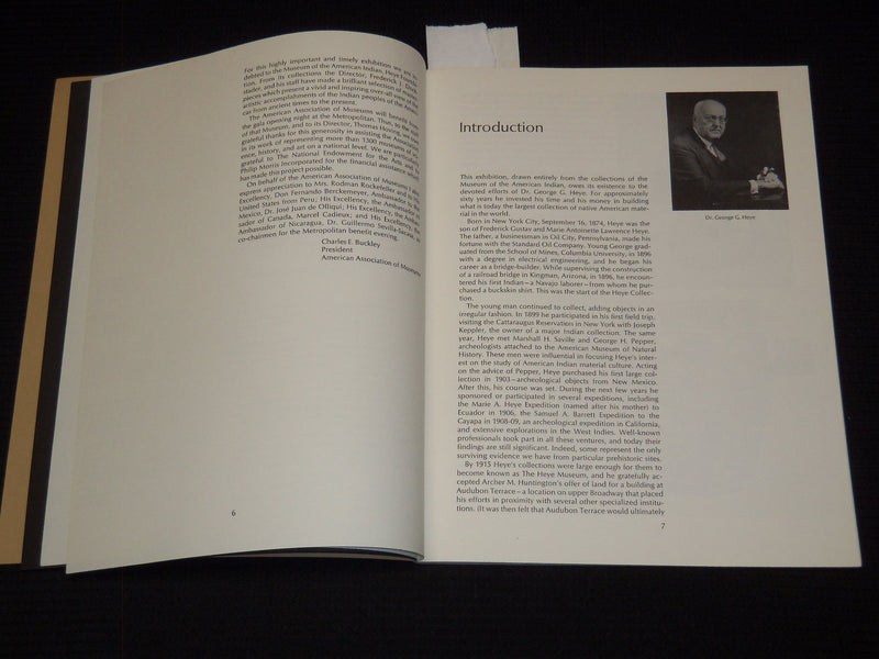 1973 MASTERWORKS FROM THE MUSEUM OF THE AMERICAN INDIAN CATALOG - J 7492