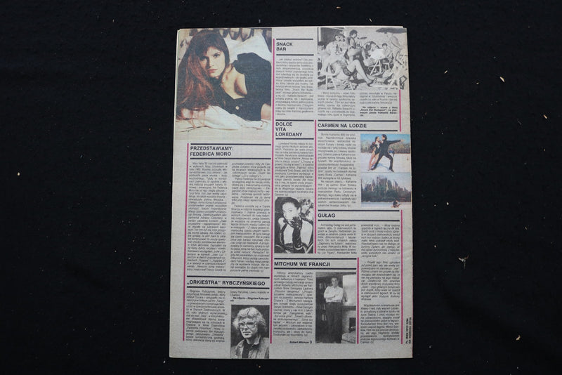 1990 MAY 31 EKRAN MAGAZINE - FEDERICA MORO COVER - E 25165