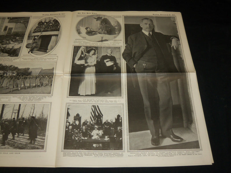 1915 FEBRUARY 28 NEW YORK TIMES PICTURE SECTION - BLENHEIM PALACE - NP 5466