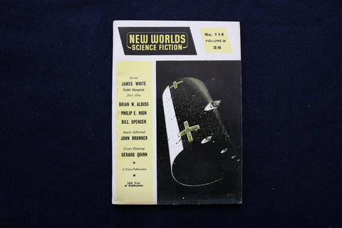 1962 JANUARY NEW WORLDS SOFTCOVER DIGEST MAGAZINE - VOLUME 38, NUMBER 114- K 447