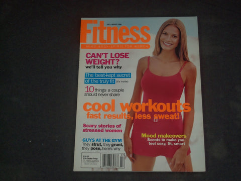 1996 JULY/AUGUST FITNESS MAGAZINE - HEIDI KLUM COVER - B 521