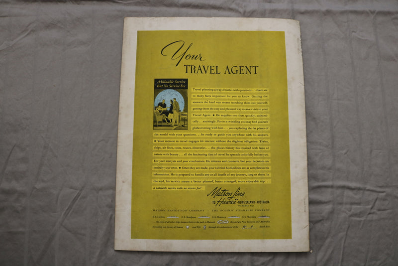 1940 NOVEMBER TRAVEL MAGAZINE - SP 4787M