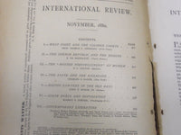 1879-1880 THE INTERNATIONAL REVIEW MAGAZINE LOT OF 21 - GREAT ARTICLES - O 1101