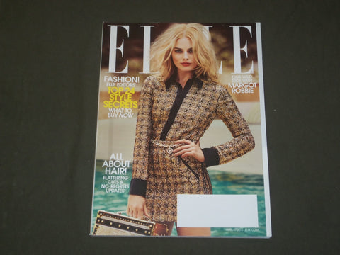 2015 AUGUST ELLE MAGAZINE - MARGOT ROBBIE COVER - B 1807