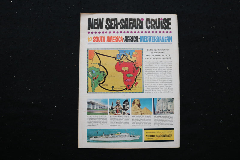 1960 MAY 7 SATURDAY REVIEW MAGAZINE - DR. MAURICE EWING COVER - SP 4189N