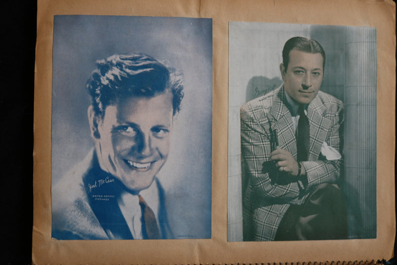 1930'S MOVIE STARS SCRAPBOOK, LOADED - GINGER ROGERS - HUMPHREY BOGART - E 24900