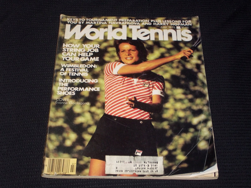1979 JULY WORLD TENNIS MAGAZINE - EVONNE GOOLAGONG FRONT COVER - E 5397