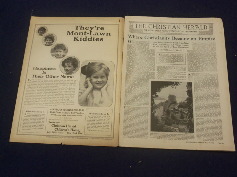 1923 MAY 26 CHRISTIAN HERALD MAGAZINE - A GHOST OF MARINE YESTERDAYS - ST 6609