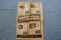 1950'S LAFAYETTE'S CATALOG - K 706