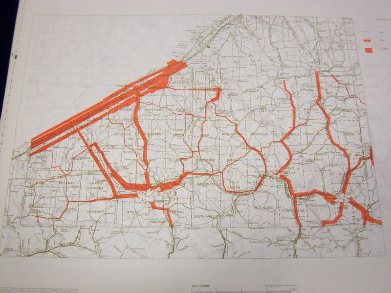 1969 APPALACHIAN REGION NEW YORK STATE ATLAS NATURAL CULTURAL RESOURCES - KD 528