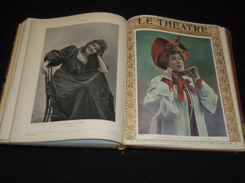 1902 JULY-DECEMBER LE THEATRE MAGAZINE BOUND VOLUME - 12 ISSUES - KD 2657H