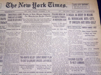 1935 NOVEMBER 5 NEW YORK TIMES - MIAMI HURRICANE 3 DEAD - NT 3798