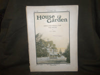 1905 OCTOBER THE HOUSE & GARDEN MAGAZINE - GREAT PHOTOS & ADS - ST 774