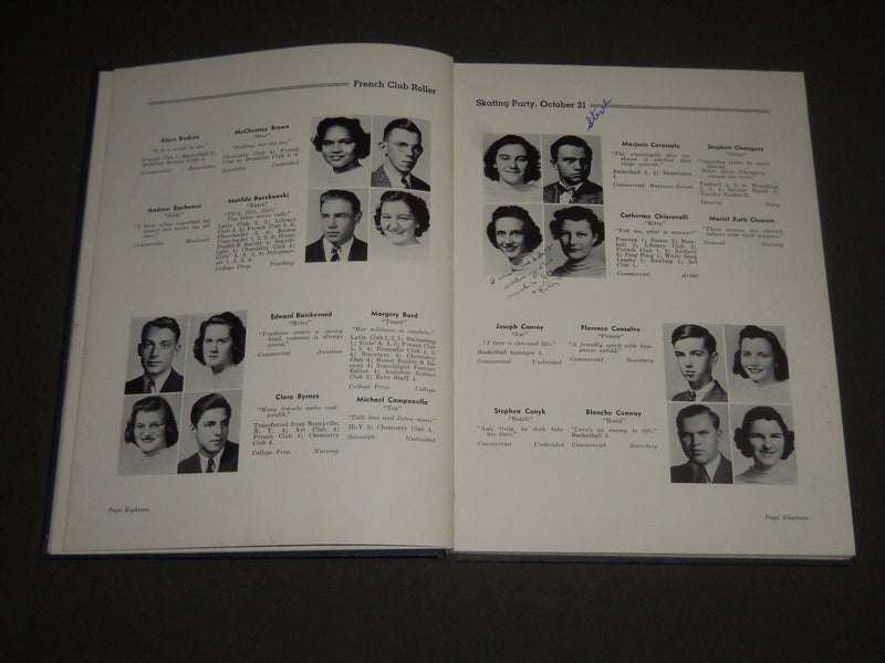 1940 THE ECHO BOUND BROOK HIGH SCHOOL YEARBOOK - NEW JERSEY - PHOTOS - YB 1247