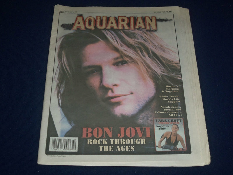 2003 AUGUST 6-13 AQUARIAN WEEKLY NEWSPAPER - BON JOVI COVER - J 1128
