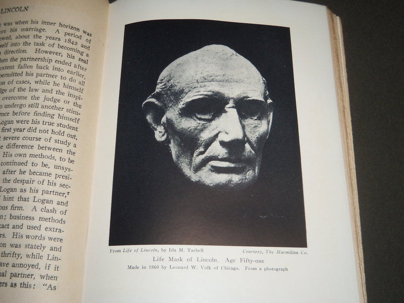 1924 LINCOLN BY NATHANIEL WRIGHT STEPHENSON HARDCOVER BOOK - KD 4438