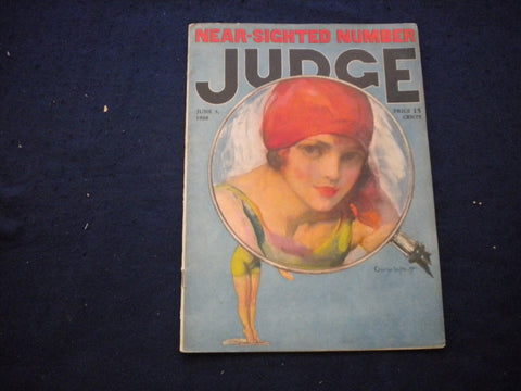1926 JUNE 5 JUDGE MAGAZINE - NEAR-SIGHTED NUMBER - B 435A