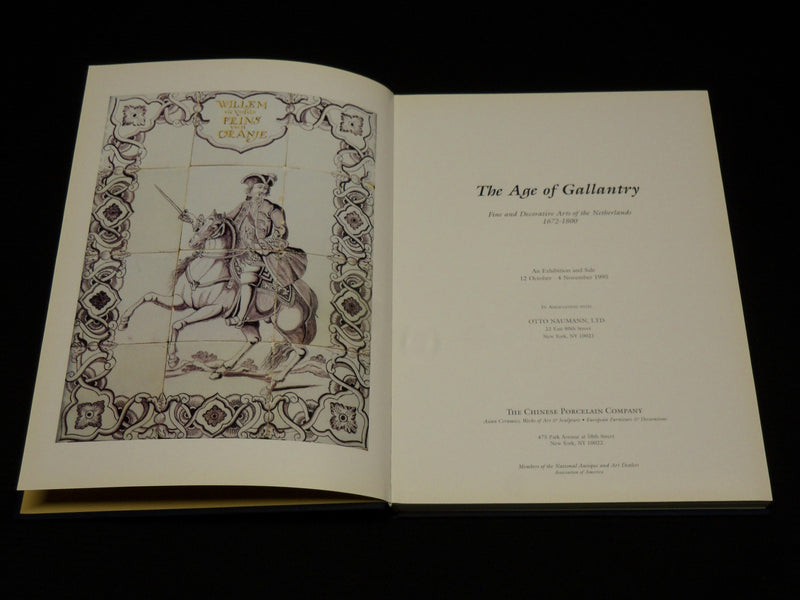 1995 THE AGE OF GALLANTRY NETHERLAND ARTS HARDCOVER BOOK - R 719U