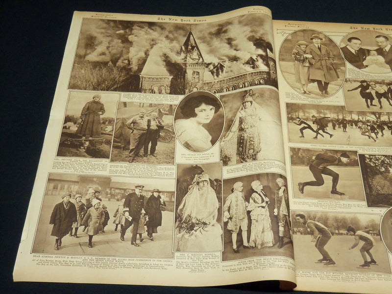 1921 JANUARY 9 NEW YORK TIMES PICTURE SECTION - GOVERNOR MILLER - NT 8926