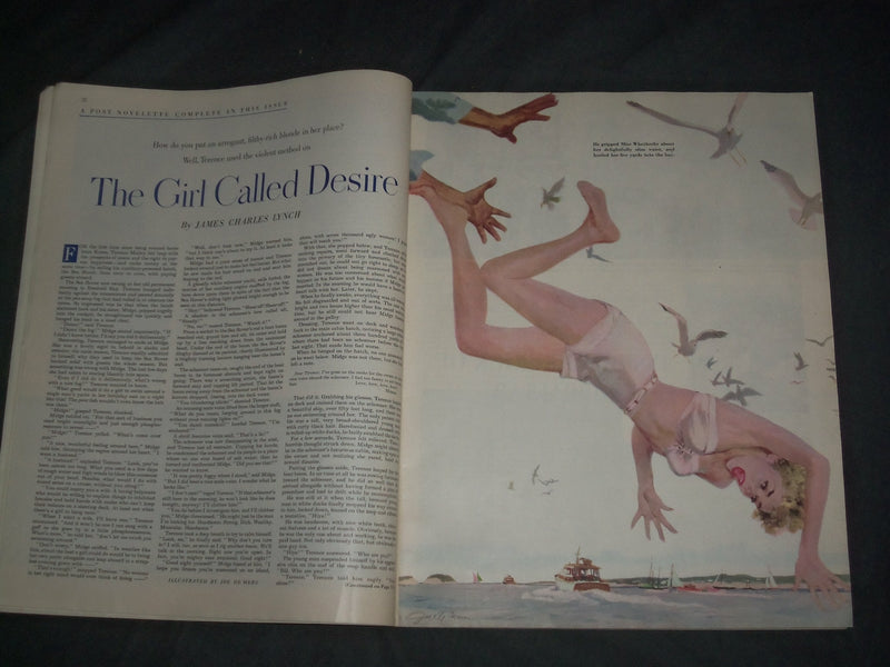 1954 MAY 15 THE SATURDAY EVENING POST MAGAZINE - ILLUSTRATED COVER - SP 2480F
