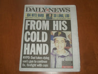 2021 AUGUST 30 NEW YORK DAILY NEWS NEWSPAPER - JAVIER BAEZ THUMBS DOWN METS FANS