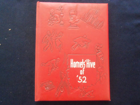 1952 THE HORNETS' HIVE WHITE SULPHUR SPRINGS (MT) HIGH SCHOOL YEARBOOK - YB 3223