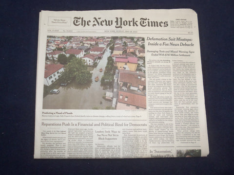 2023 MAY 28 NEW YORK TIMES - DEFAMATION SUIT MISSTEPS: INSIDE FOX NEWS DEBACLE