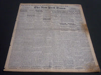 1919 JUNE 10 NEW YORK TIMES NEWSPAPER - PEACE TREATY MADE PUBLIC - NT 6657