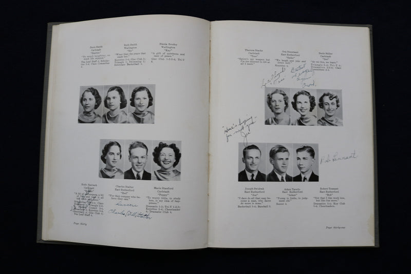 1938 TEA LEAF EAST RUTHERFORD HIGH SCHOOL YEARBOOK- EAST RUTHERFORD, NJ- YB 3454