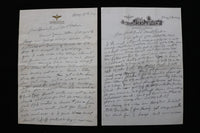 1943 JEFFERSON BARRACKS LETTERS - LOT OF 2 - MISSOURI - K 2771