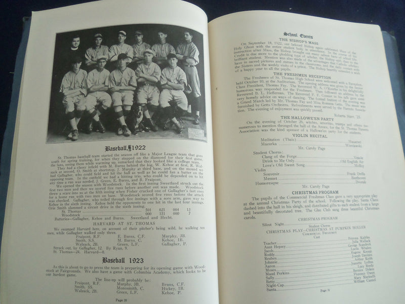 1923 THE THOMIST ST. THOMAS HIGH SCHOOL YEARBOOK - ROCKFORD, ILLINOIS - YB 2622
