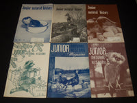 1953-1956 JUNIOR NATURAL HISTORY MAGAZINE LOT OF 35 ISSUES - O 1779C
