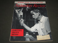 1955 JAN 15 SATURDAY REVIEW OF LITERATURE MAGAZINE - ALBERT SCHWEITZER - ST 4934