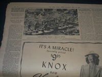 1940 MAY 19 NEW YORK TIMES - FRENCH CHECK DRIVE - GERMANS SWING WEST - NP 3610