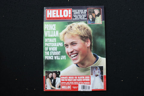 2001 FEBRUARY 13 HELLO! MAGAZINE - PRINCE WILLIAM COVER - E 25778