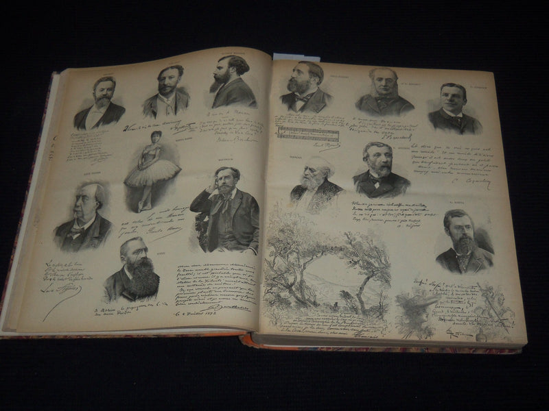 1897 JANUARY-DECEMBER LA VIE PARISIENNE FRENCH MAGAZINE BOUND VOLUME - KD 3806L