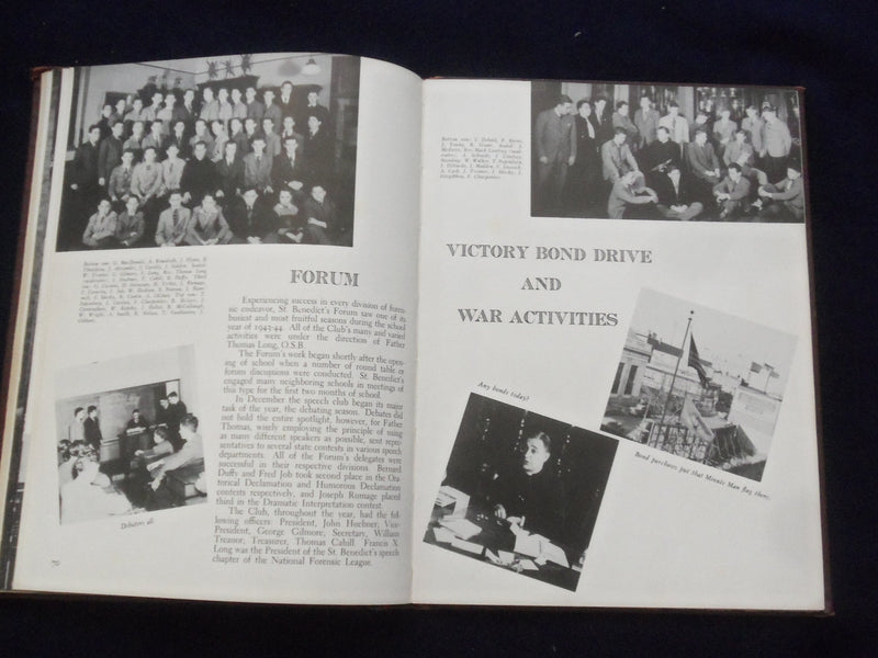 1944 THE TELELOG ST. BENEDICT'S PEPARATORY SCHOOL YEARBOOK - NEWARK, NJ- YB 3121