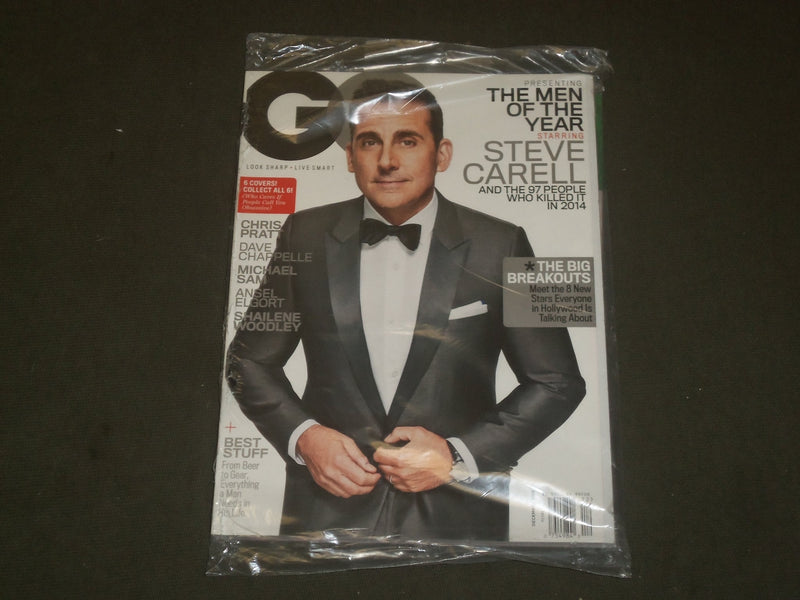 2014 DECEMBER GQ MAGAZINE - STEVE CARELL COVER - B 2879