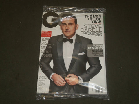 2014 DECEMBER GQ MAGAZINE - STEVE CARELL COVER - B 2879
