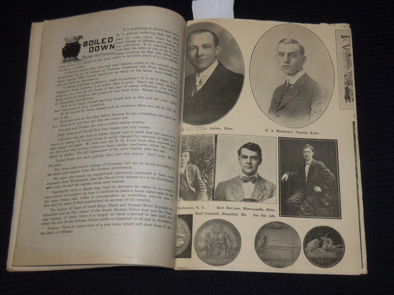 1913 MAY PHILATELIC WEST MAGAZINE VOL 59 NO. 1 - W. F. SLUSSER COVER - J 9892