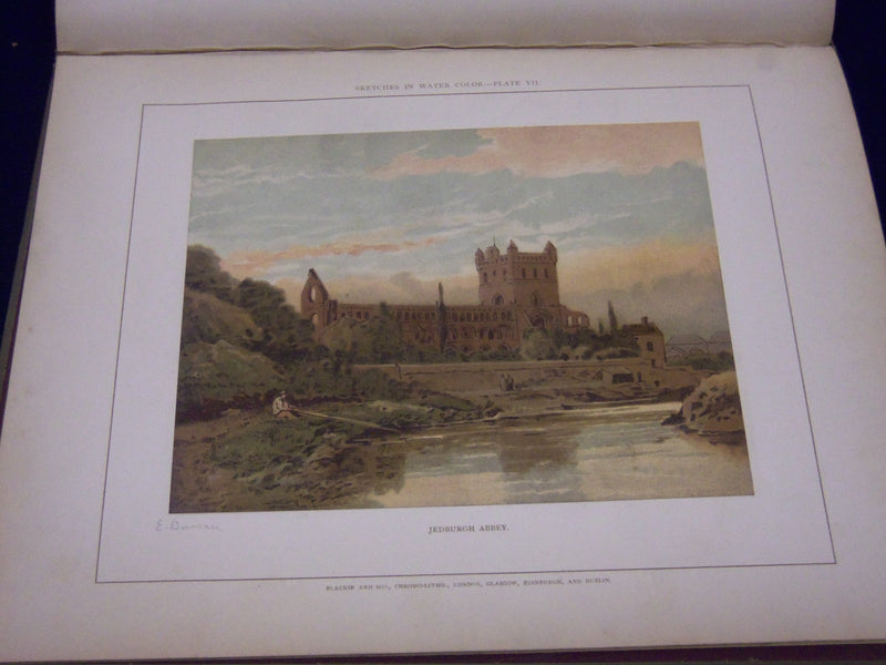 1886 SKETCHES IN WATER COLOR BY EMINENT ARTISTS VOLUME - COLOR PRINTS - KD 3556