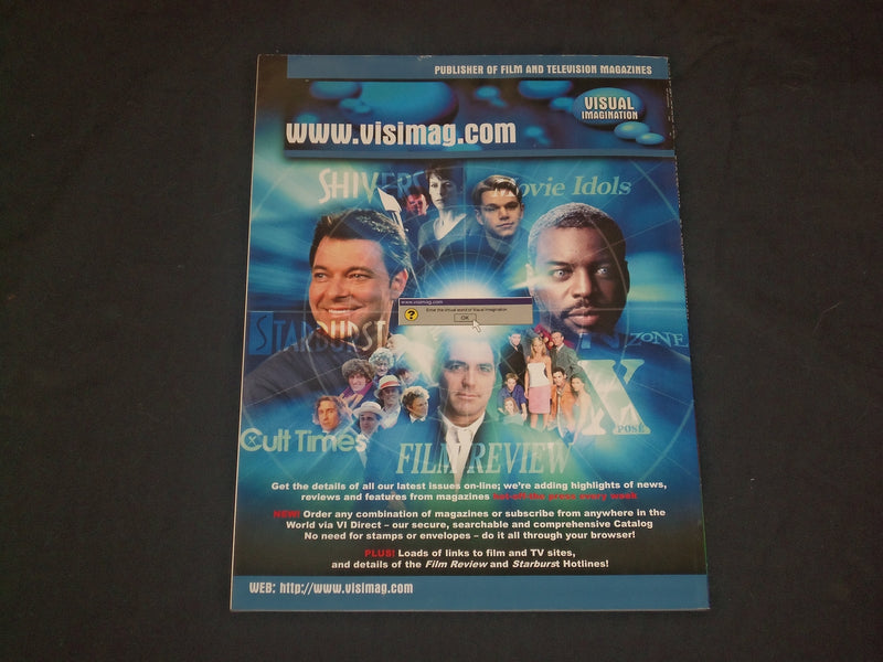 1998 TV ZONE YEARBOOK MAGAZINE - DOCTOR WHO - YEAR OF CULT TV - B 4939