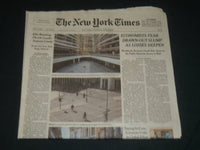 2020 APRIL 2 NEW YORK TIMES - ECONOMISTS FEAR DRAWN-OUT SLUMP AS LOSSES DEEPEN