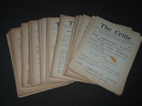 1888-1889 THE CRITIC MAGAZINE LOT OF 37 ISSUES - NICE STORIES - WR 559W