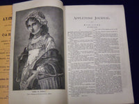 1876 APPLETON'S JOURNAL NEW SERIES LOT OF 5 ISSUES - WILLIAM RICHARD - WR 692