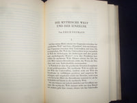 1950 ERANOS-JAHRBUCH 1949 HARDCOVER BOOK - DER MENSCH - GERMAN - KD 9011