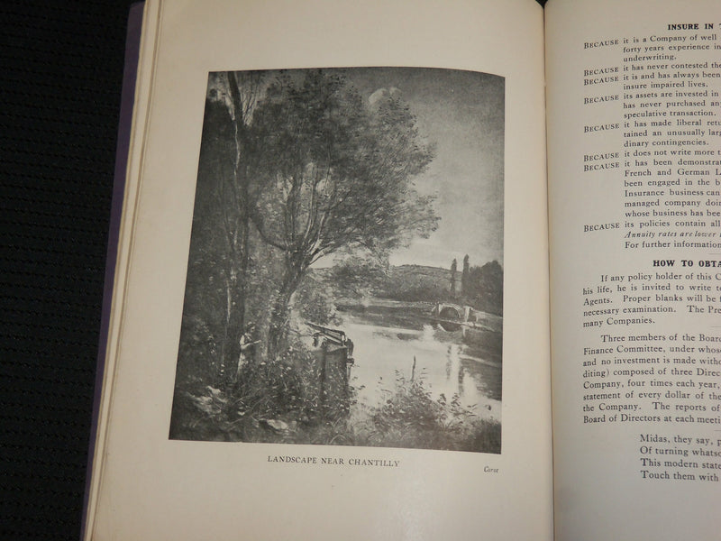 1906 MARYLAND LIFE INSURANCE COMPANY ALMANAC - SOFTCOVER - J 6867