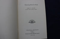 1949 PRESERVING BIRDS FOR STUDY SOFTCOVER BOOK BY EMMET R. BLAKE - K 1379