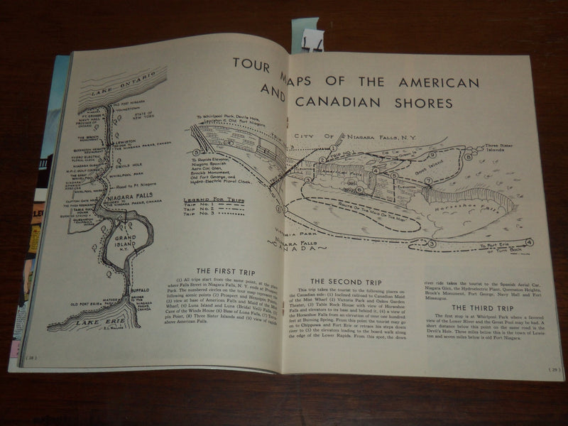 1954 THE NIAGARA STORY PICTORIAL GUIDE BY RAYMOND F. YATES - NICE PHOTOS- K 1260